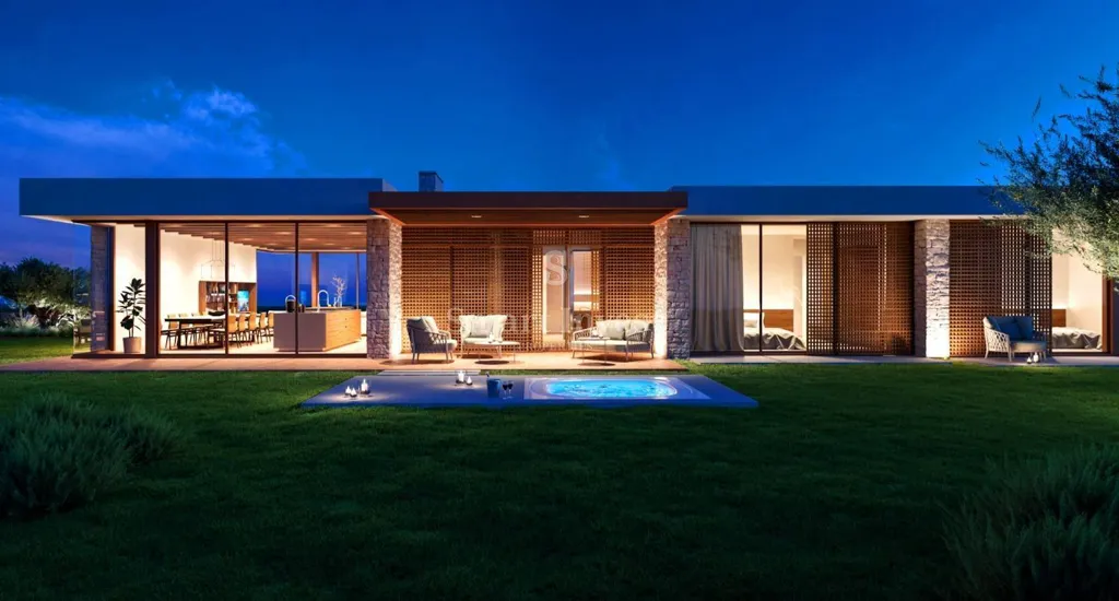 Terrass - Modern Villa with Sea View in Brtonigla