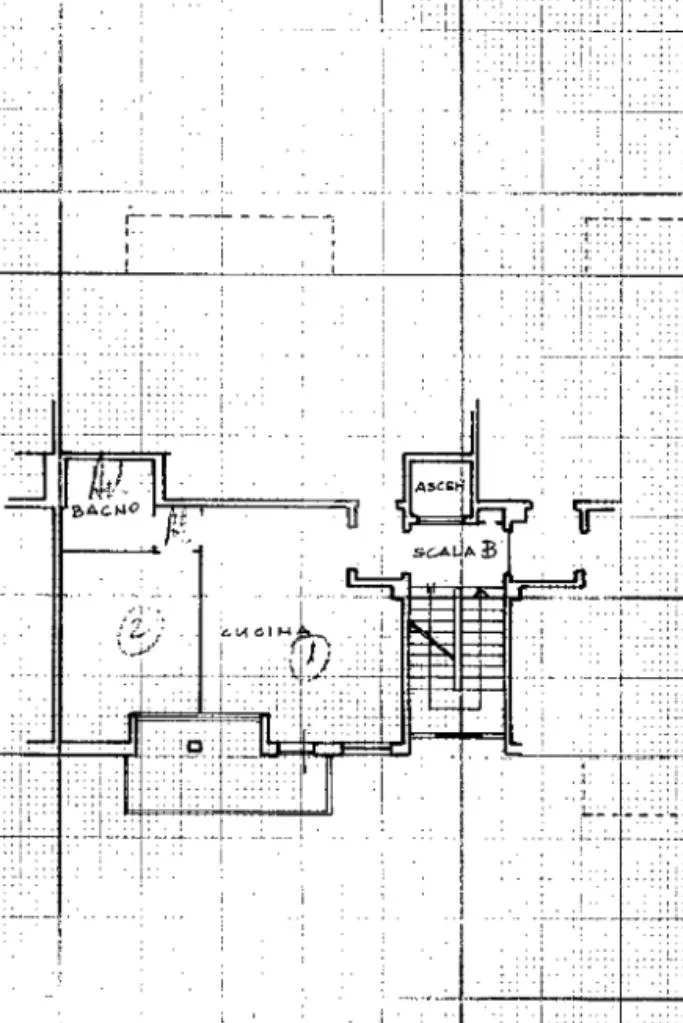 Planimetria - Bilocale with West Terrace in Cassola
