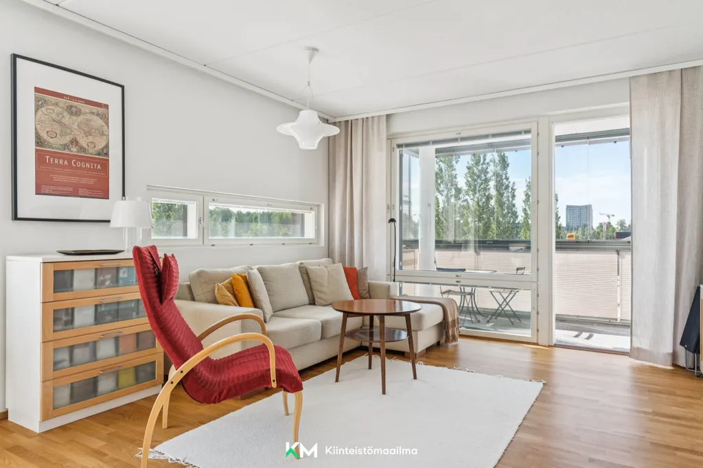 Elutuba - Bright Apartment with Balcony in Espoo Centre