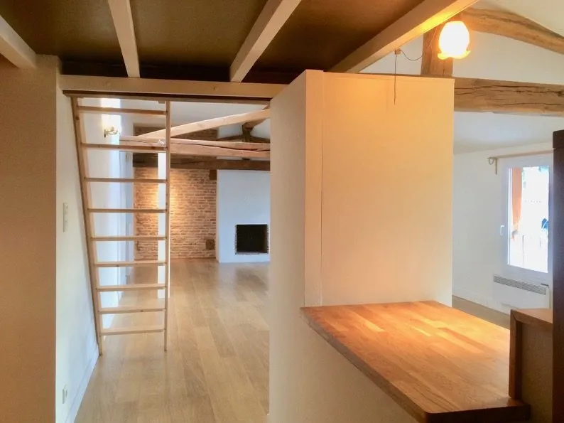 Köök - City Centre Flat with Mezzanine in Lavaur