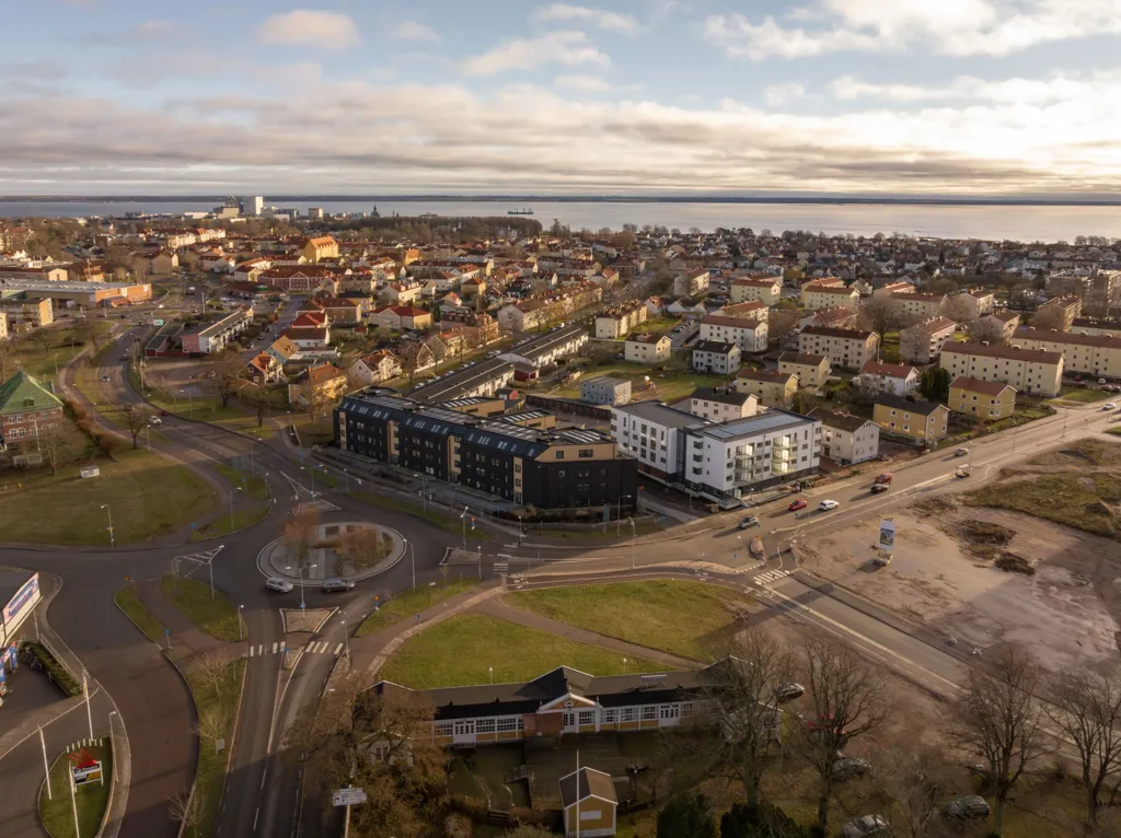 Õhuvaade - Modern Flat with Balcony in Söder, Kalmar