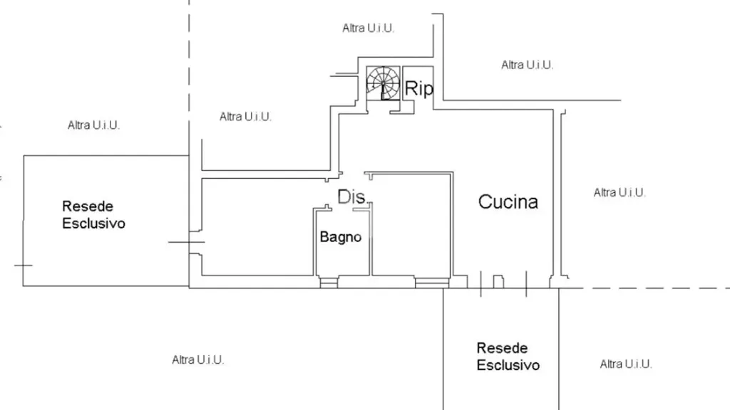 Plan - Newly Built Apartment with Private Garden in Reggello