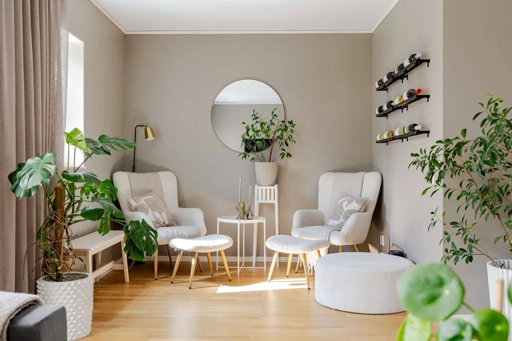 Séjour - Modern Flat with South-Facing Terrace in Vimmerby