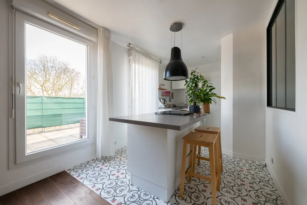 Köök - Duplex with Panoramic Terrace in Longjumeau