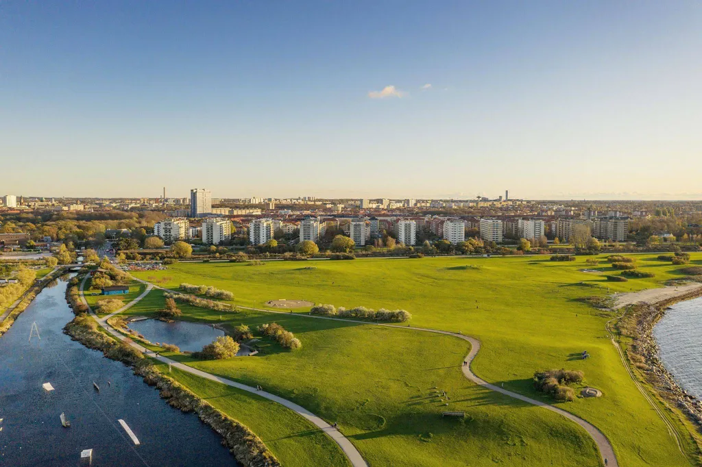 Vue aérienne - Appartement 3 pièces à Malmö kommun