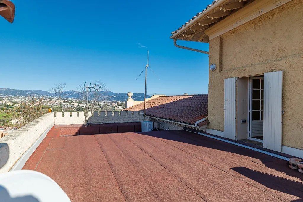 Terrace - Historic Estate with Panoramic Sea View in Fabron