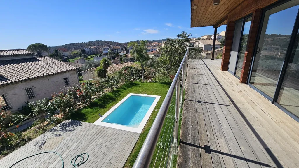 Pool - Contemporary House with Hill Views in La Colle-sur-Loup