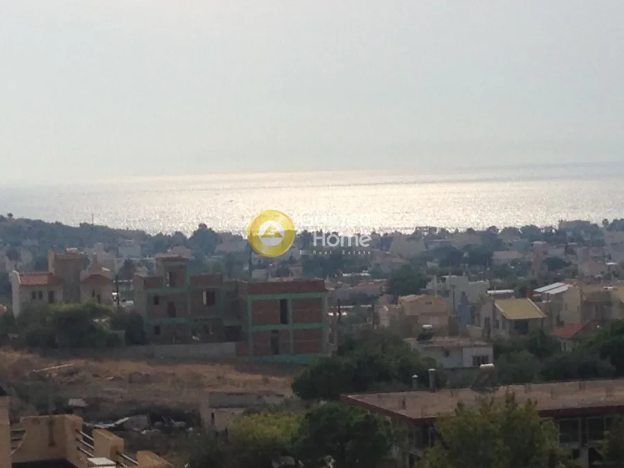 Plot with Sea View in Kalivia - Lagoni