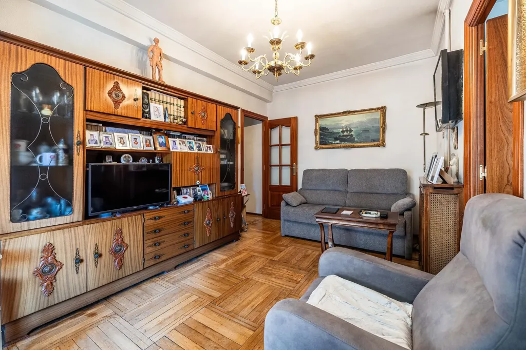 Séjour - Apartment with Terrace in Guindalera, Madrid