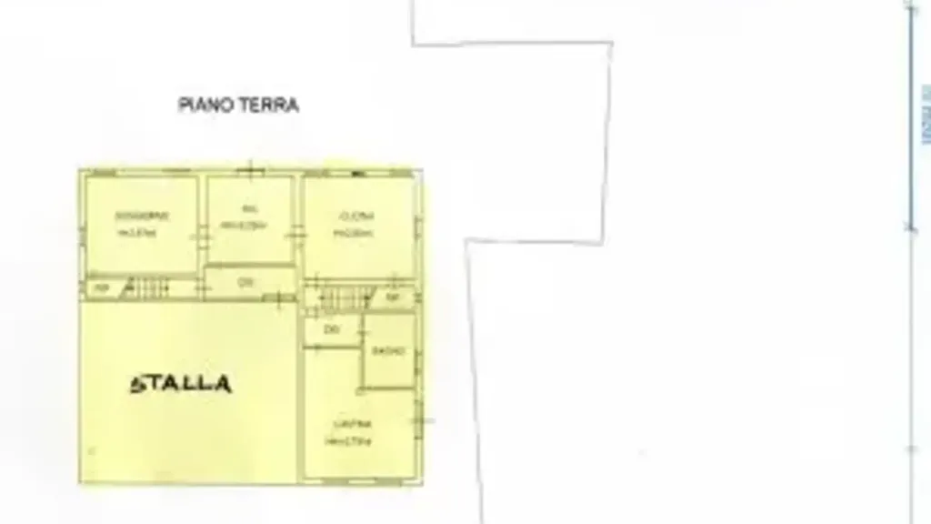 Floor Plan - Rustic Farmhouse with Large Garden near Soliera