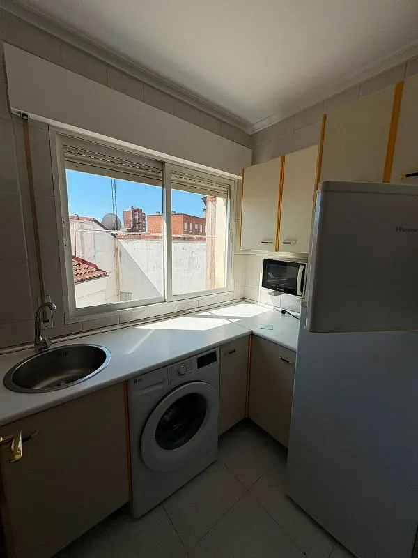 Köök - Penthouse with Terrace in Núñez de Arce, Madrid