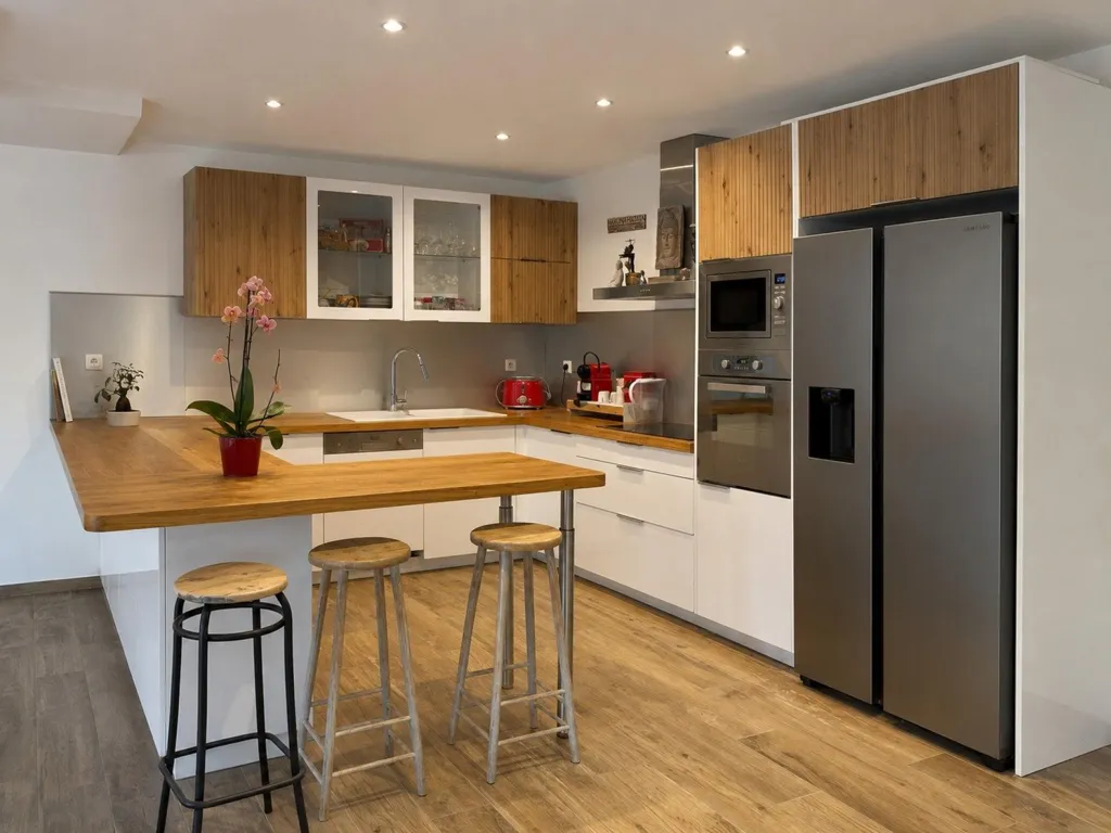 Cuisine - Duplex Atypique avec Terrasse à Tourrette-Levens