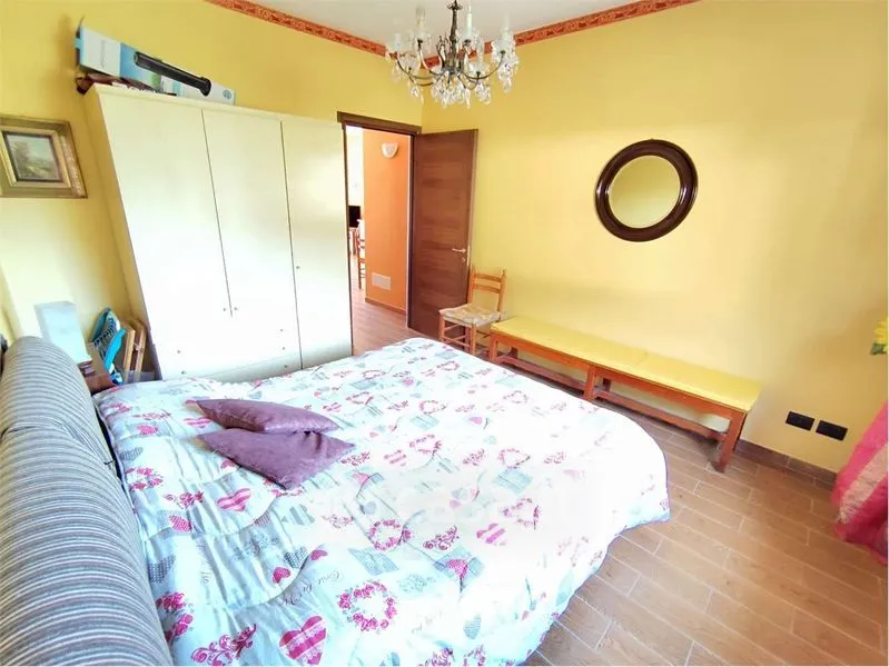 Bedrooms - Rearranged Apartment with Mountain View in Saint-Vincent