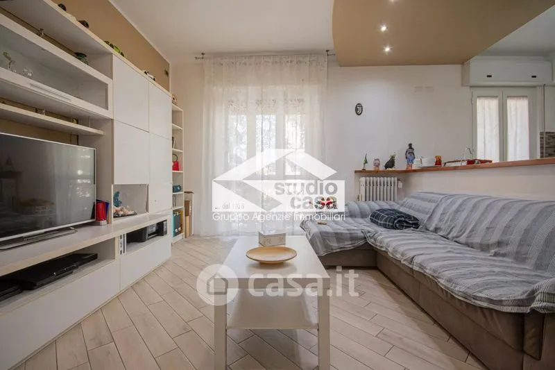 Séjour - Modernised Apartment with Balcony in Spino d'Adda