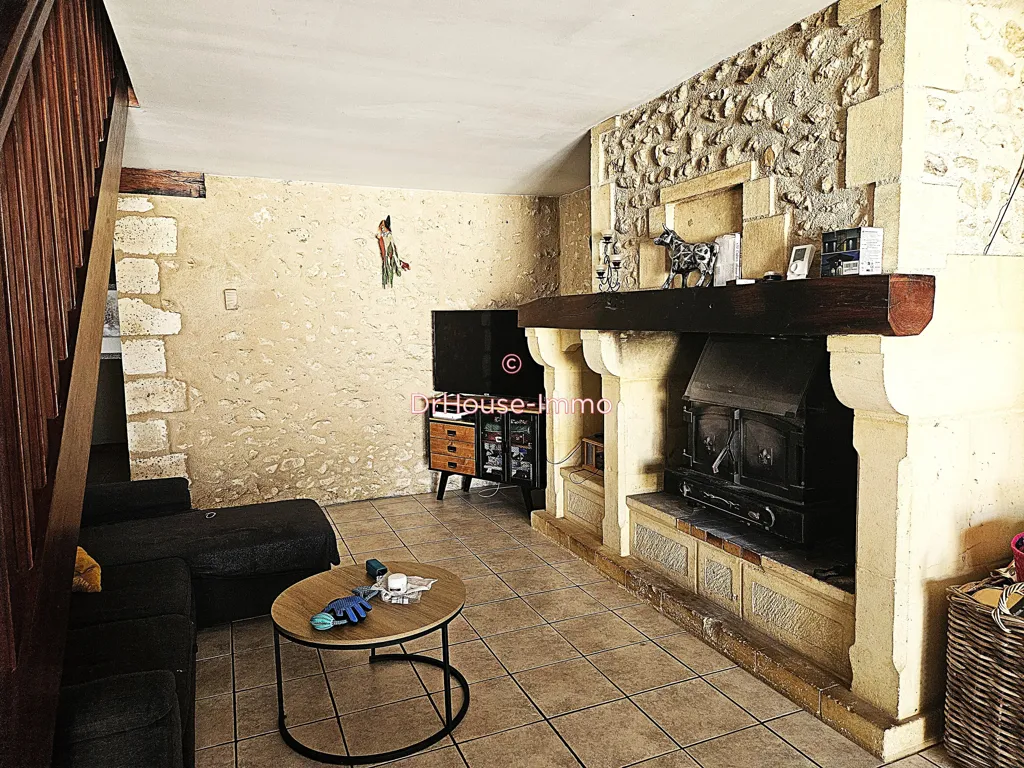 Séjour - Maison de Charme avec Piscine à Saint-Léon-sur-l'Isle