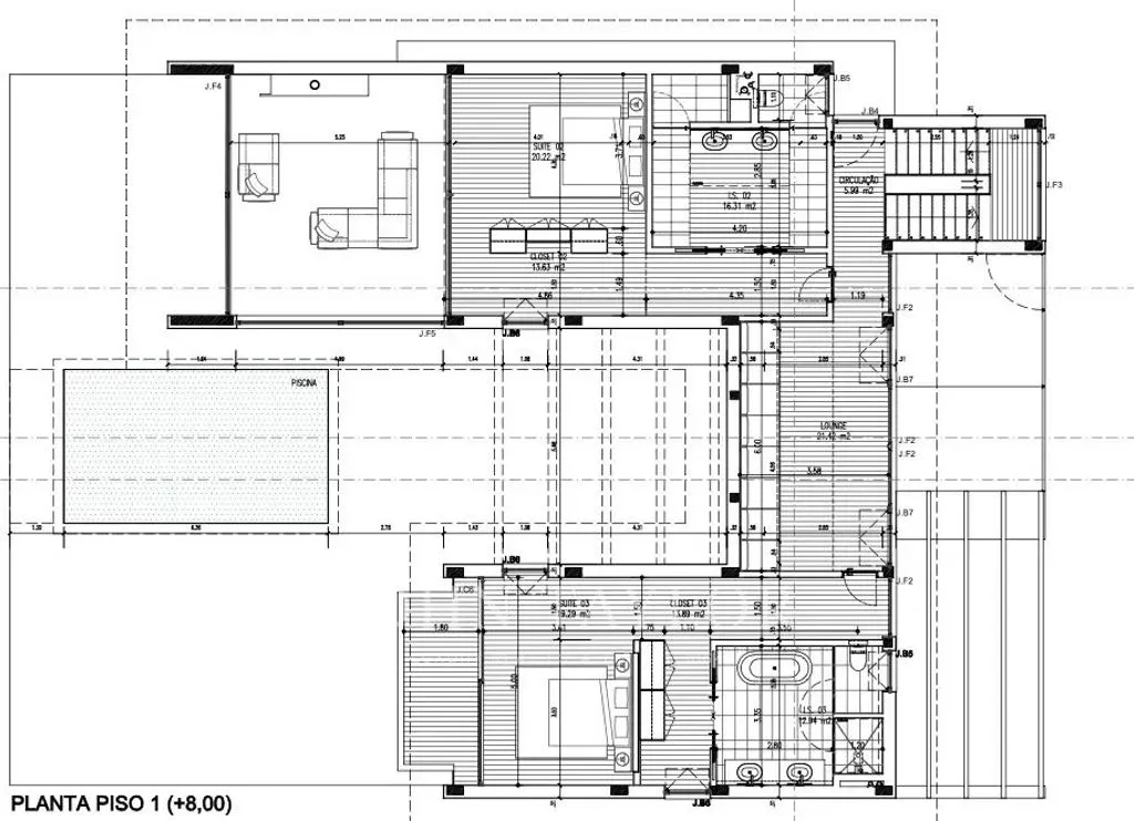 Floor Plan - Modern Villa with Sea View in Troia Resort