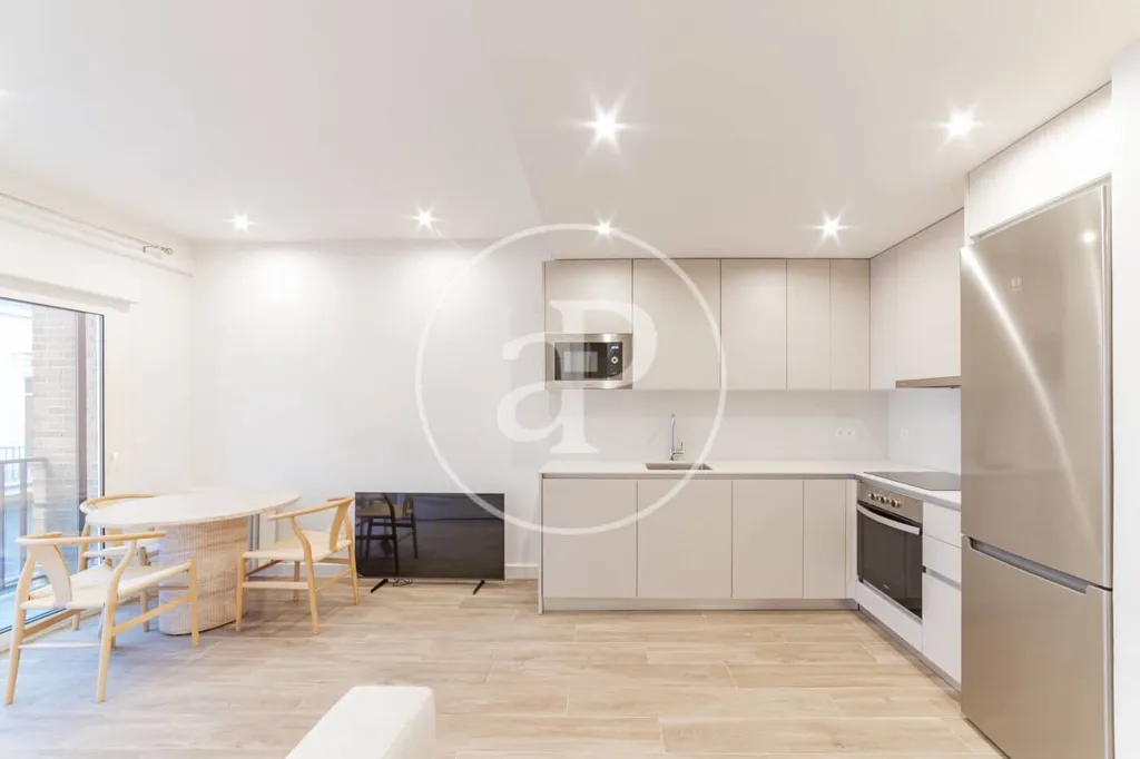 Köök - Renovated Apartment with Balcony in Madrid