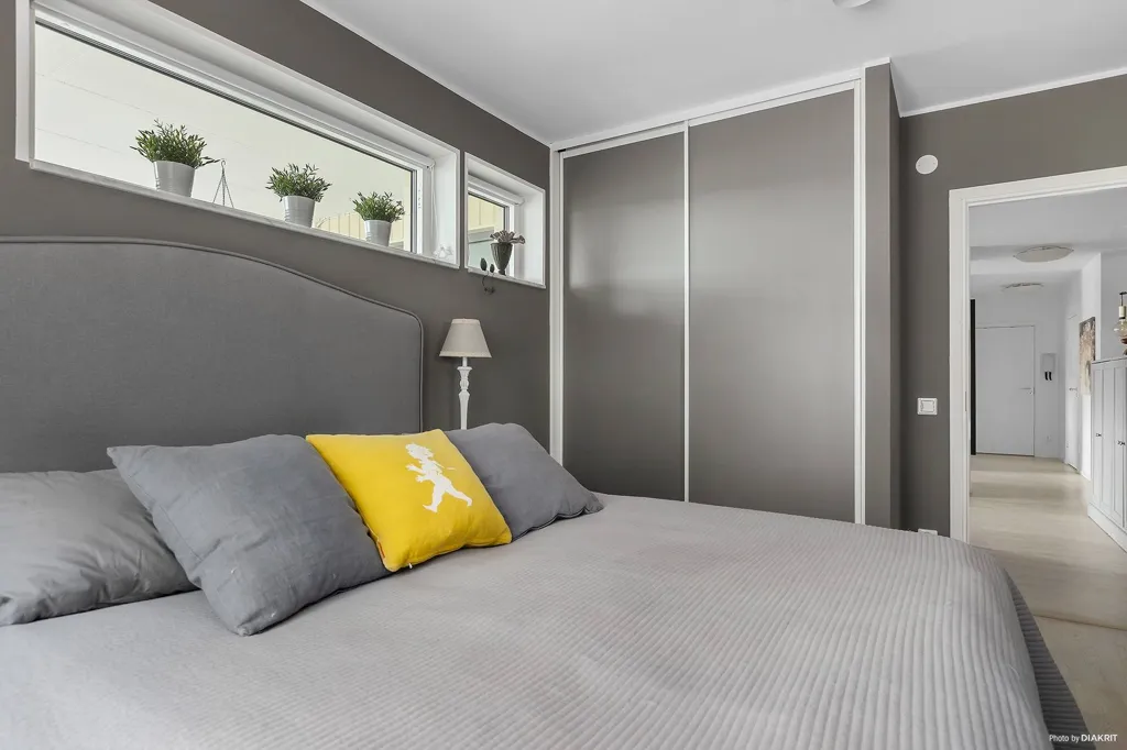 Bedrooms - Modern Apartment with Balconies in Örebro