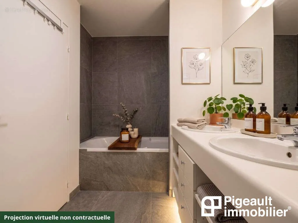 Salles de bain - Appartement T4 avec Balcon à Montgermont