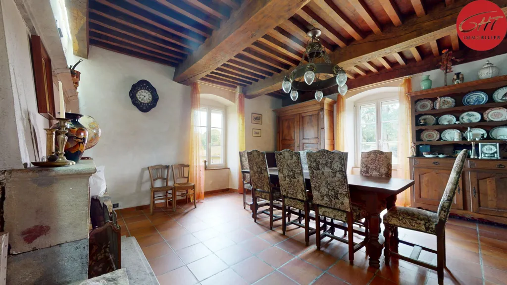 Salle à manger - Maison en Pierre au Charme de l'Ancien à Serre-les-Sapins