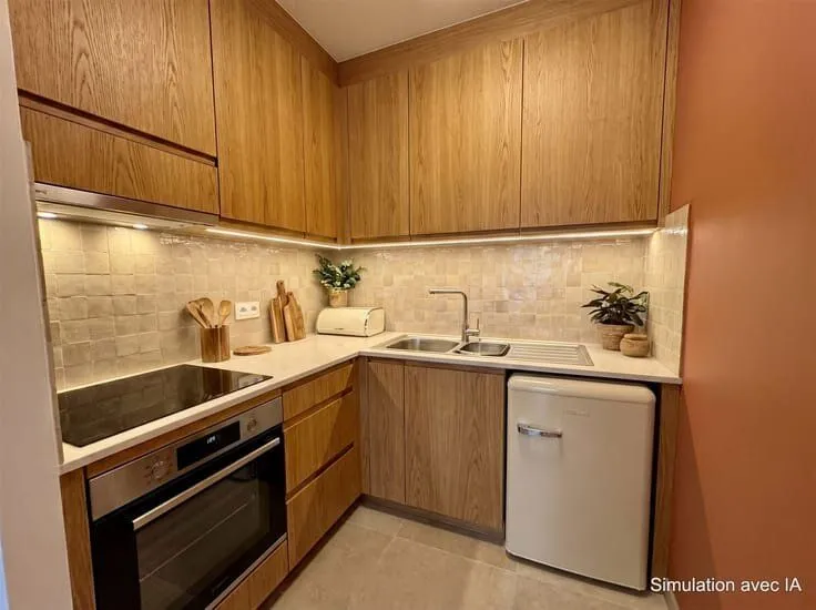 Cuisine - Appartement en Résidence à Bruxelles