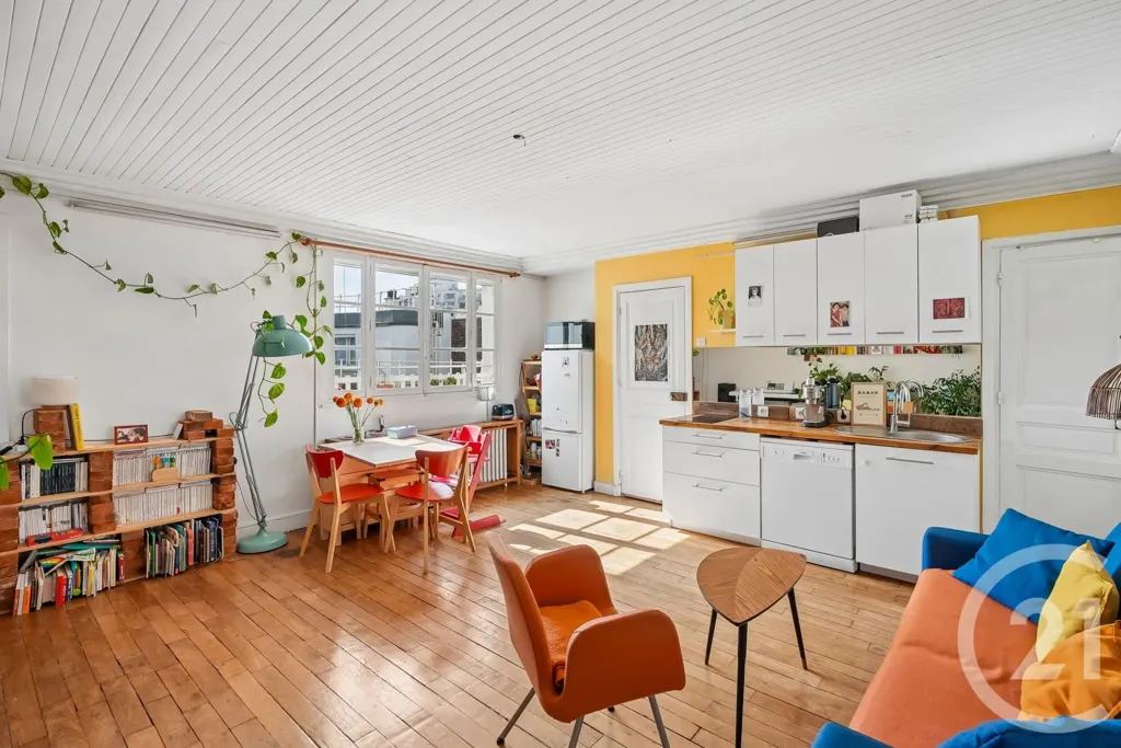 Soggiorno - Charming 3-Bed Flat in Saint-Blaise, Paris