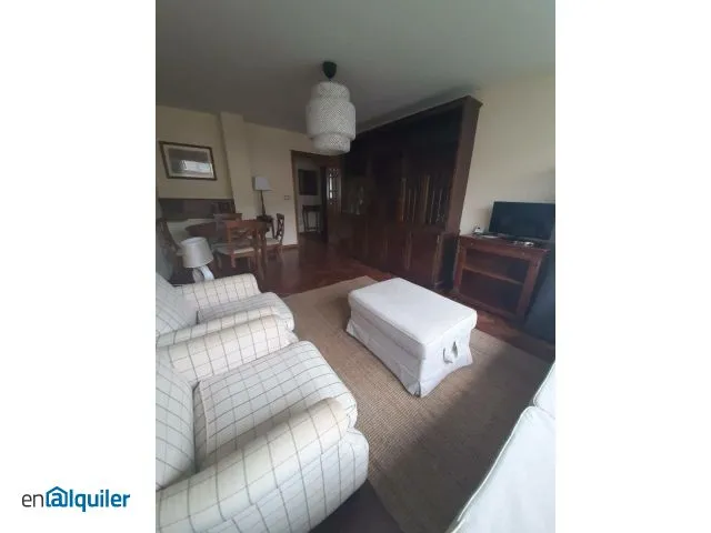 Living Room - Furnished Flat with Terrace in Fonteculler