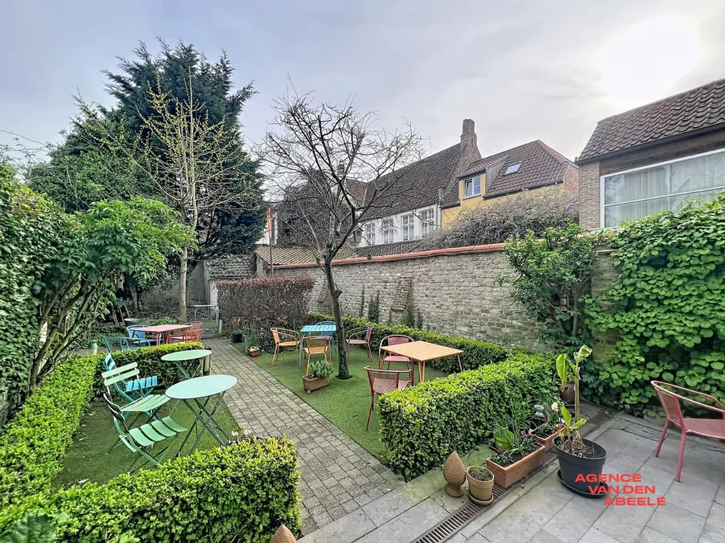 Jardin - Maison avec Trapgevel dans le Centre de Bruges