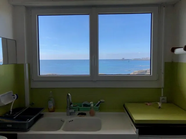 Köök - Apartment with Sea View in Quiberon
