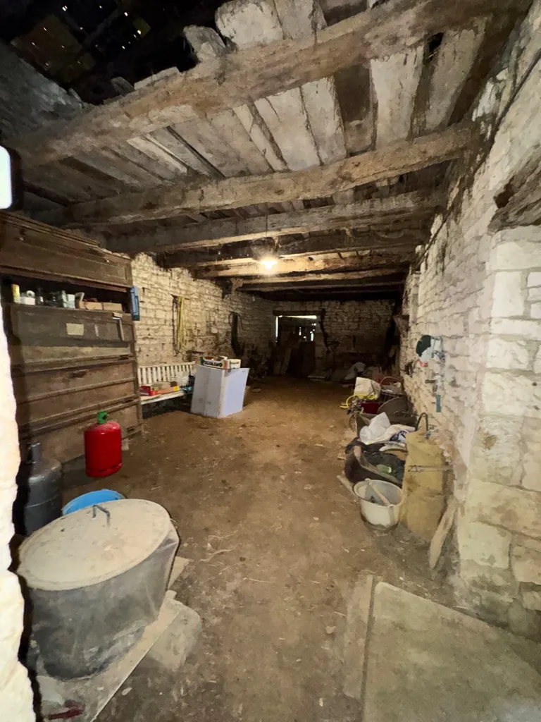 Bourg House to Renovate with Garden in Chenay
