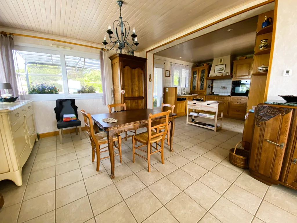 Salle à manger - Maison Viagère avec Vue Mer Panoramique à Lamballe-Armor