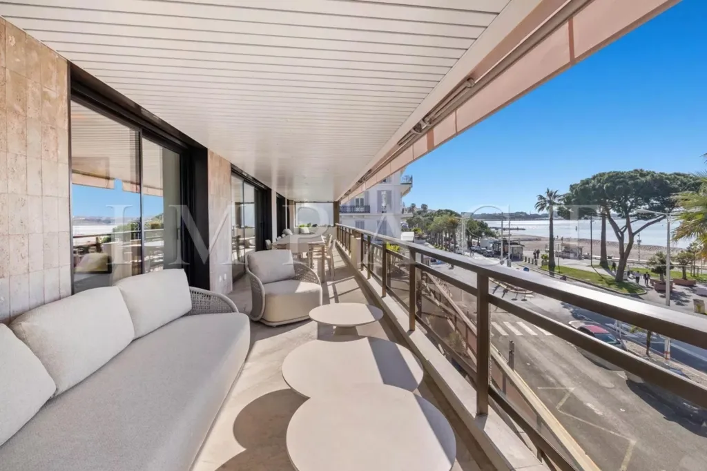Balcon - Appartement de luxe avec terrasse à Cannes