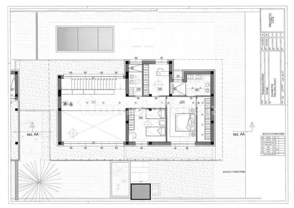 Plan - Luxury Villa with Private Garden in Busnago