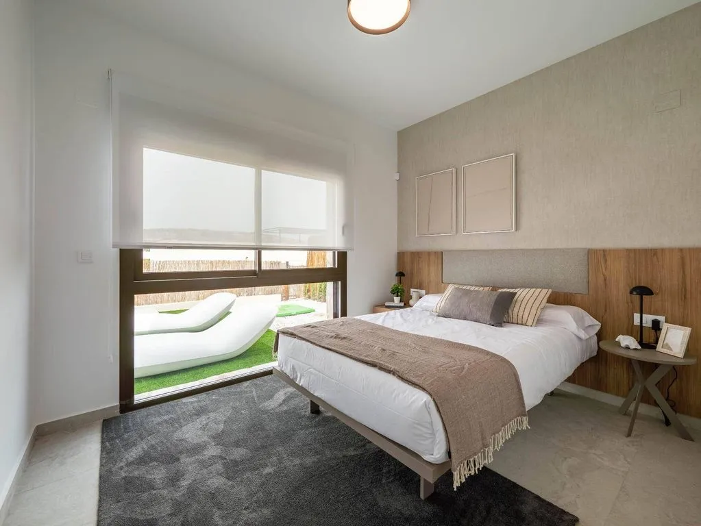 Bedrooms - New-Build Villa with Pool in Algorfa