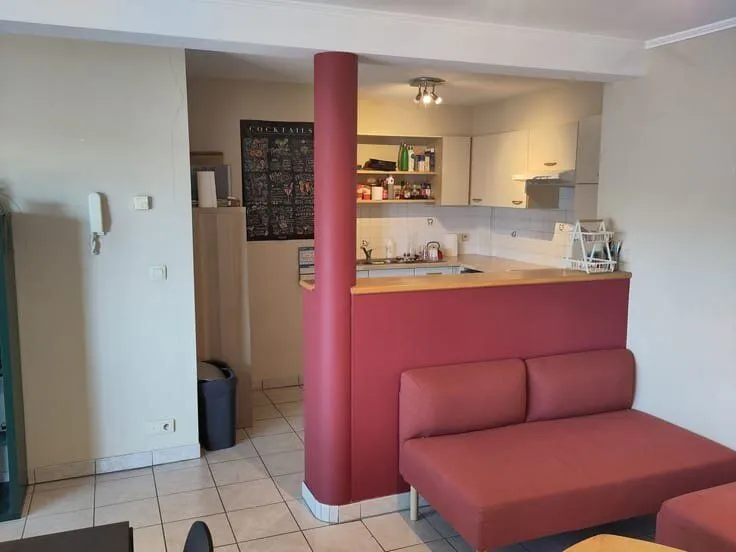 Köök - Flat with Garage in Louvain-la-Neuve
