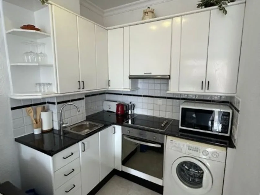 Köök - Studio with Sea View in Fuengirola