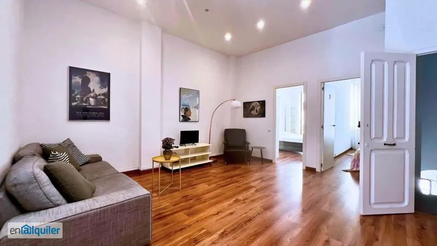 Soggiorno - Modernist Flat with Balcón in Cabanyal, Valencia