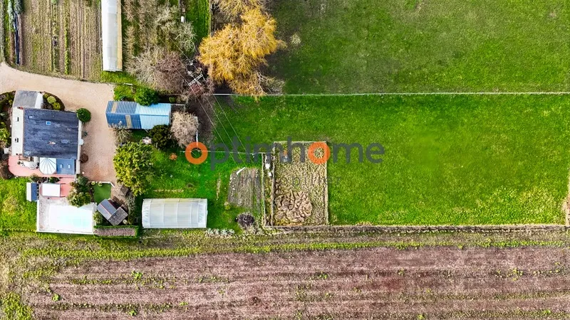 Vue aérienne - Maison en Pierre de Loire avec Piscine à Saumur