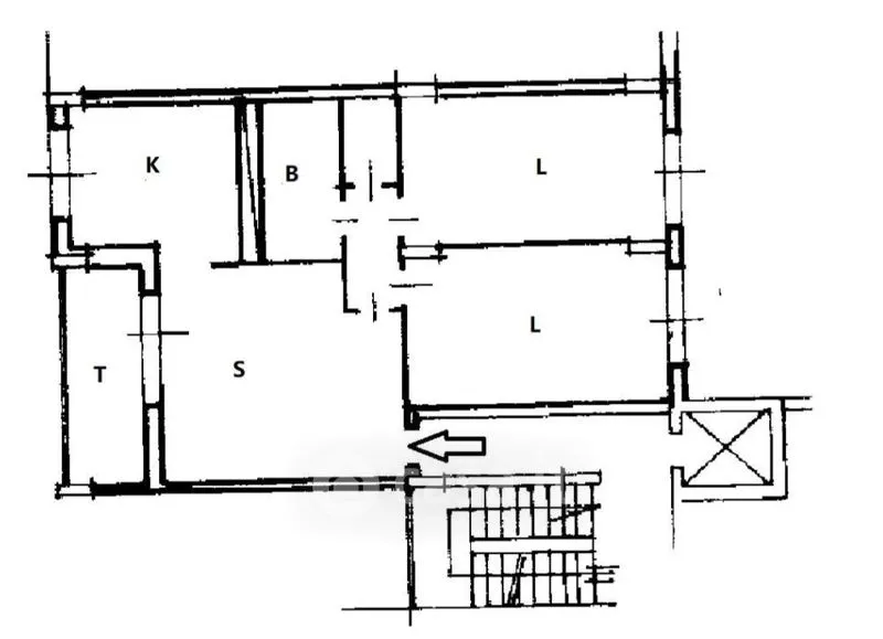 Plaan - Apartment with Balcony in Taranto
