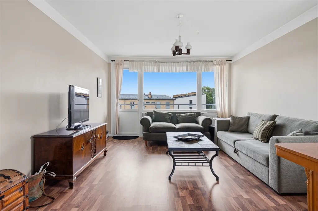 Séjour - Apartment with Balcony in Uppsala's Tunabackar
