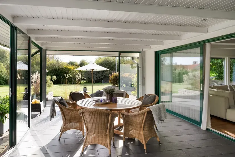Terrace - Generous Villa with Sea View in Ringenäs
