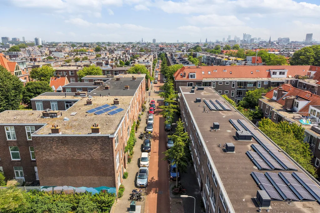 Vue aérienne - Ground Floor Flat with Deep Garden in 's-Gravenhage
