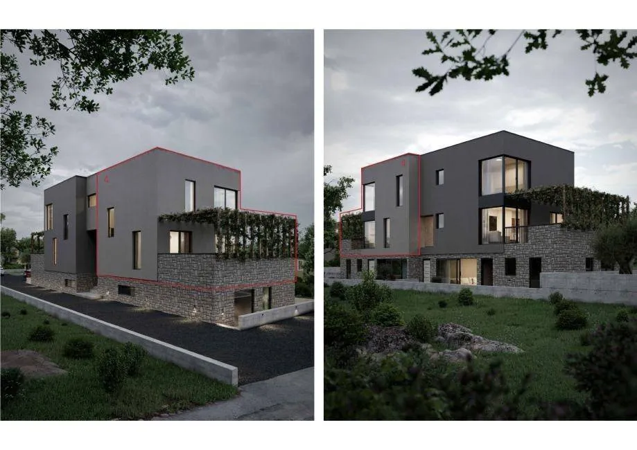 Exterior - Two-Bedroom Apartment with Sea View in Rtina
