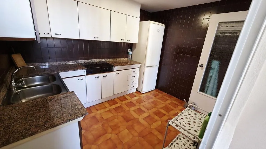 Köök - Apartment with Pool and Terrace in Cabo de las Huertas