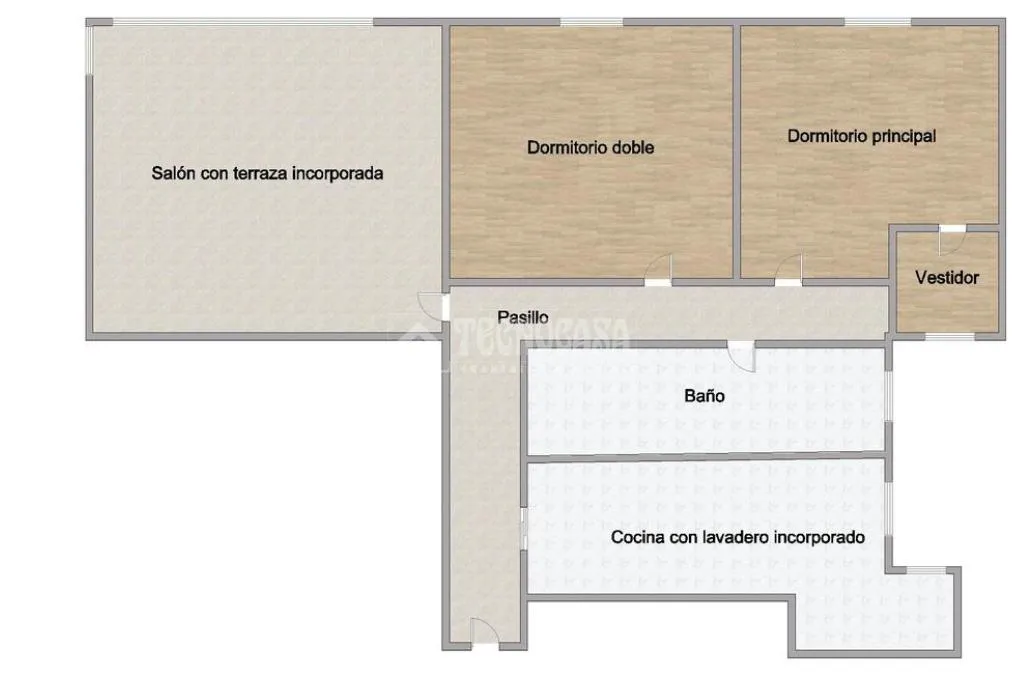 Plaan - Reformed Flat with Balcony in Miraflores, Málaga