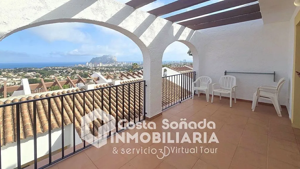 Terrasse - Apartment with Pool and Terrace in Calpe