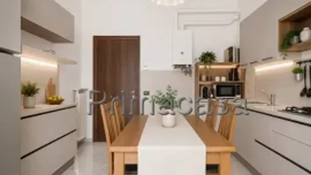 Cucina - Spacious Apartment with Balconies in Zevio