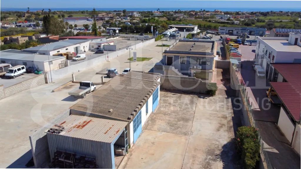 Vue aérienne - Commercial Complex with Sea View in Pachino