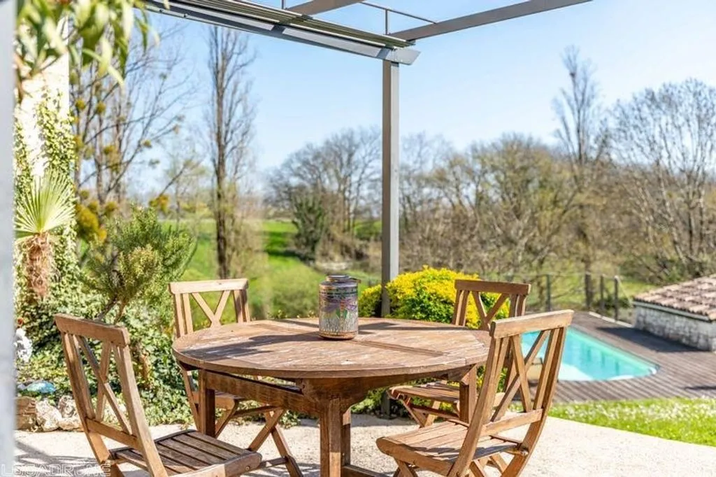 Terrazza - Renovated Stone Farmhouse with Pool in Saint-Perdoux