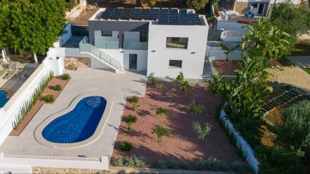 Õhuvaade - Contemporary Chalet with Solar Installation in Calpe